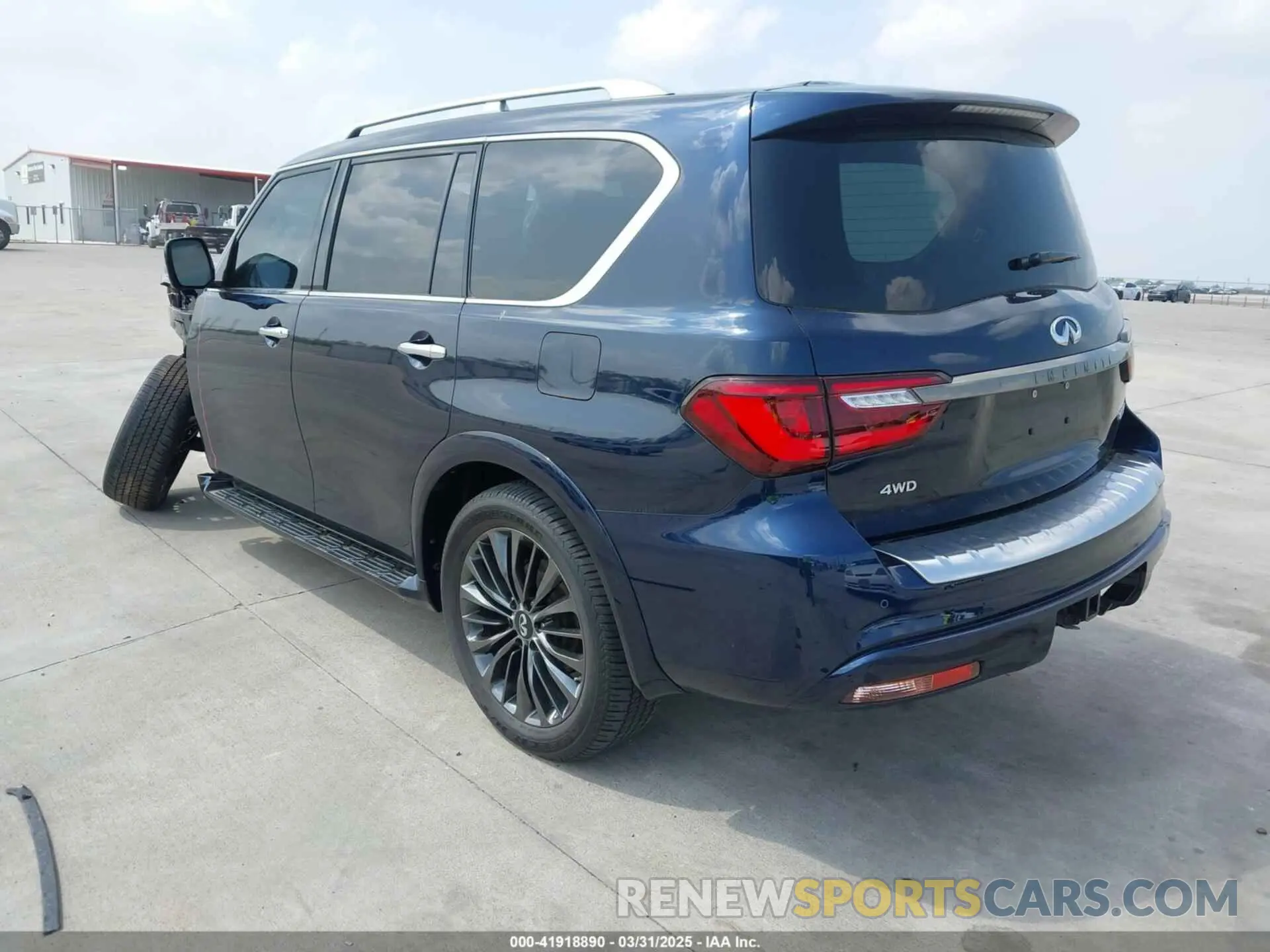 3 fotografías del automóvil dañado JN8AZ2AE3M9271611 INFINITI QX80 2021