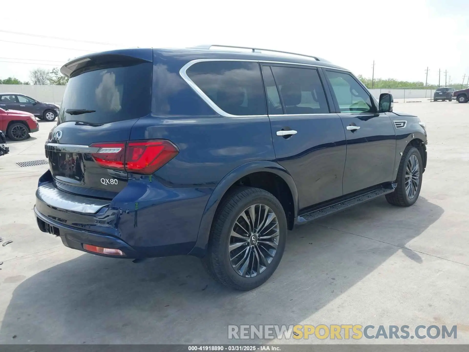 4 fotografías del automóvil dañado JN8AZ2AE3M9271611 INFINITI QX80 2021