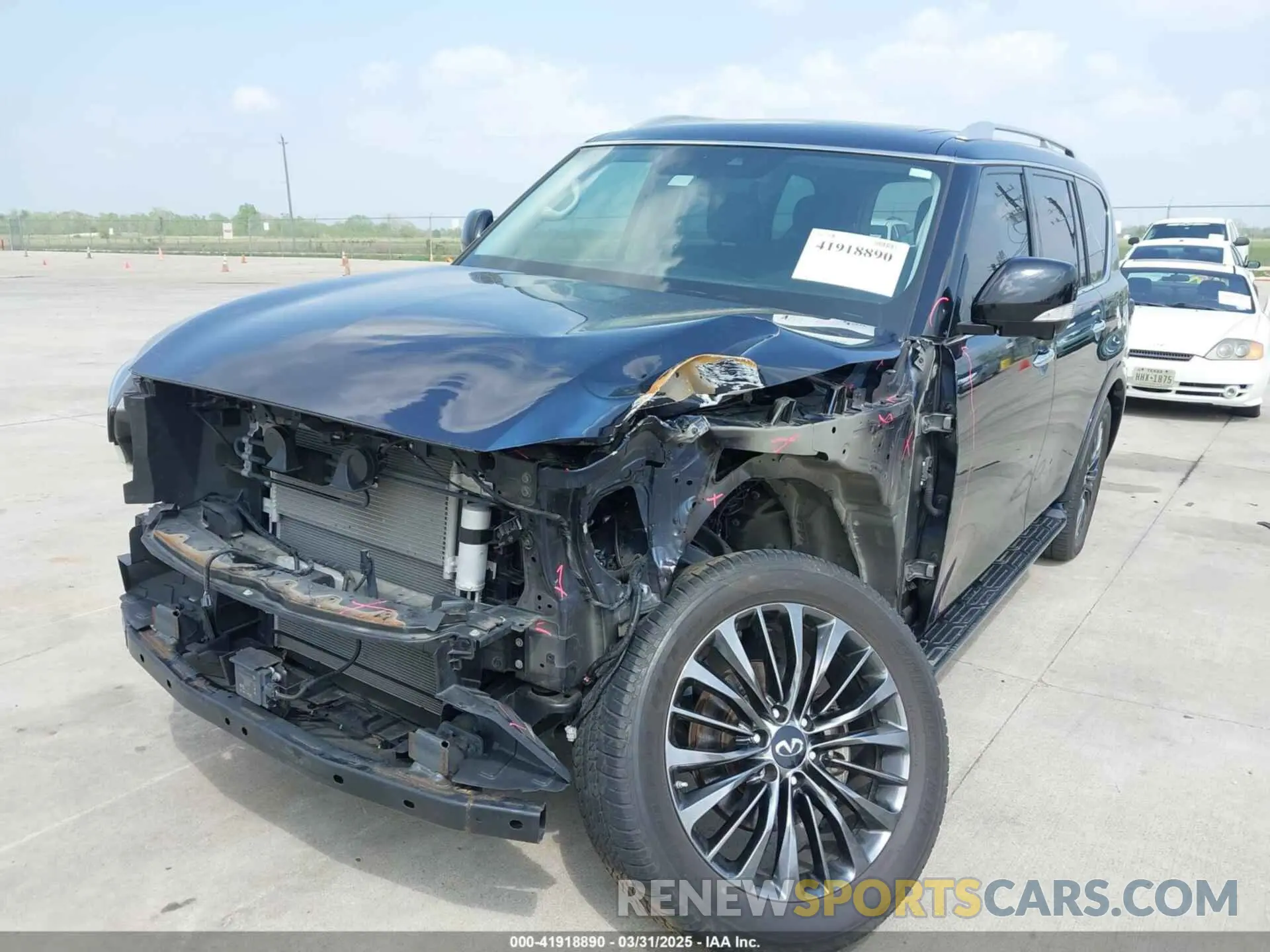 6 fotografías del automóvil dañado JN8AZ2AE3M9271611 INFINITI QX80 2021