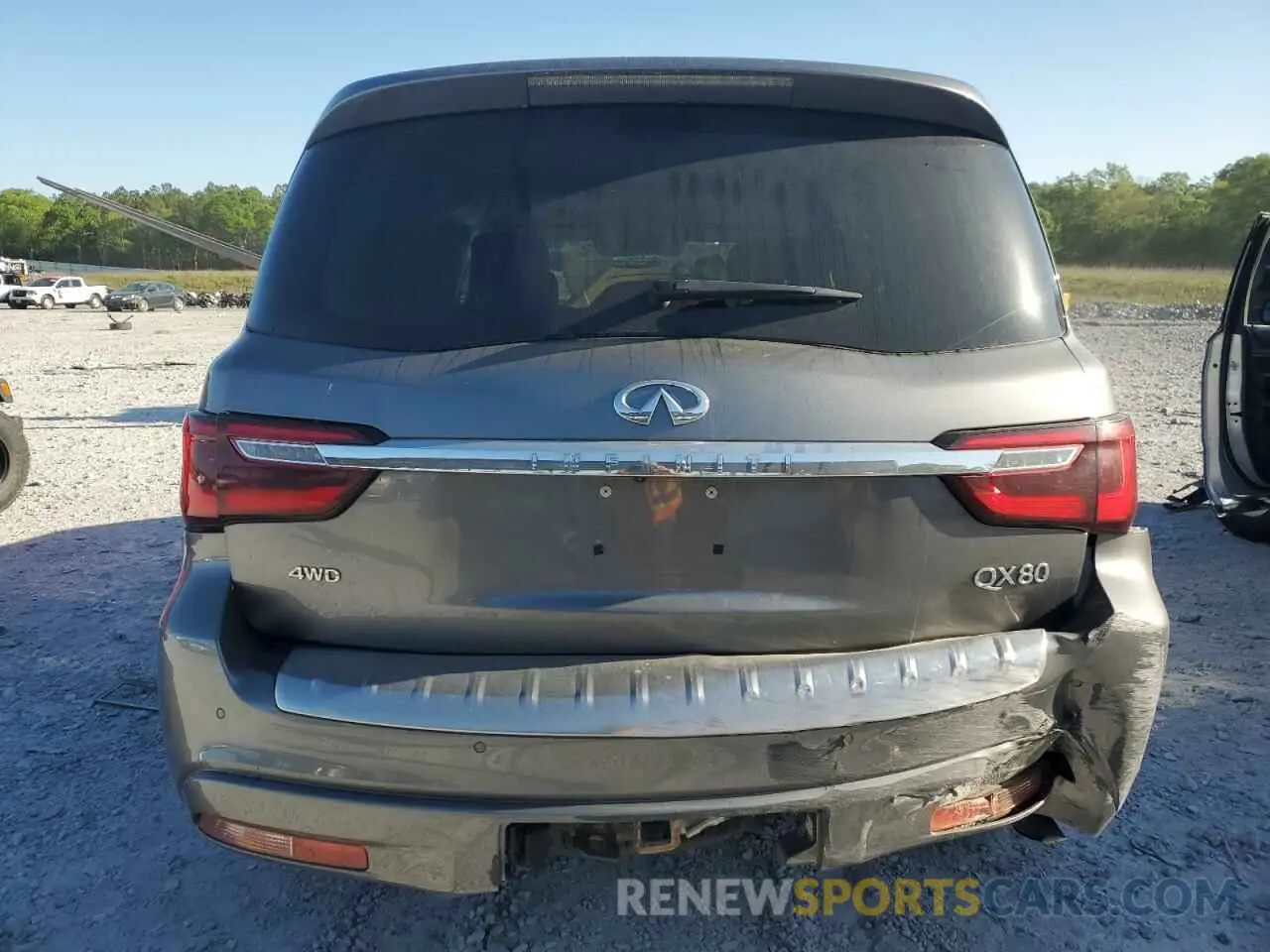 6 fotografías del automóvil dañado JN8AZ2AE5M9269620 INFINITI QX80 2021