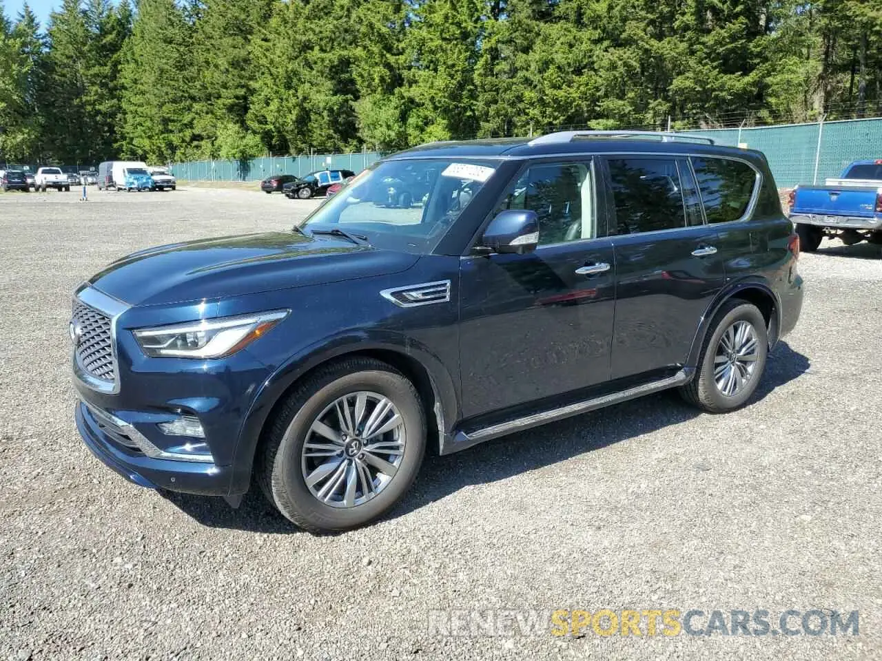 1 fotografías del automóvil dañado JN8AZ2AE5M9270539 INFINITI QX80 2021