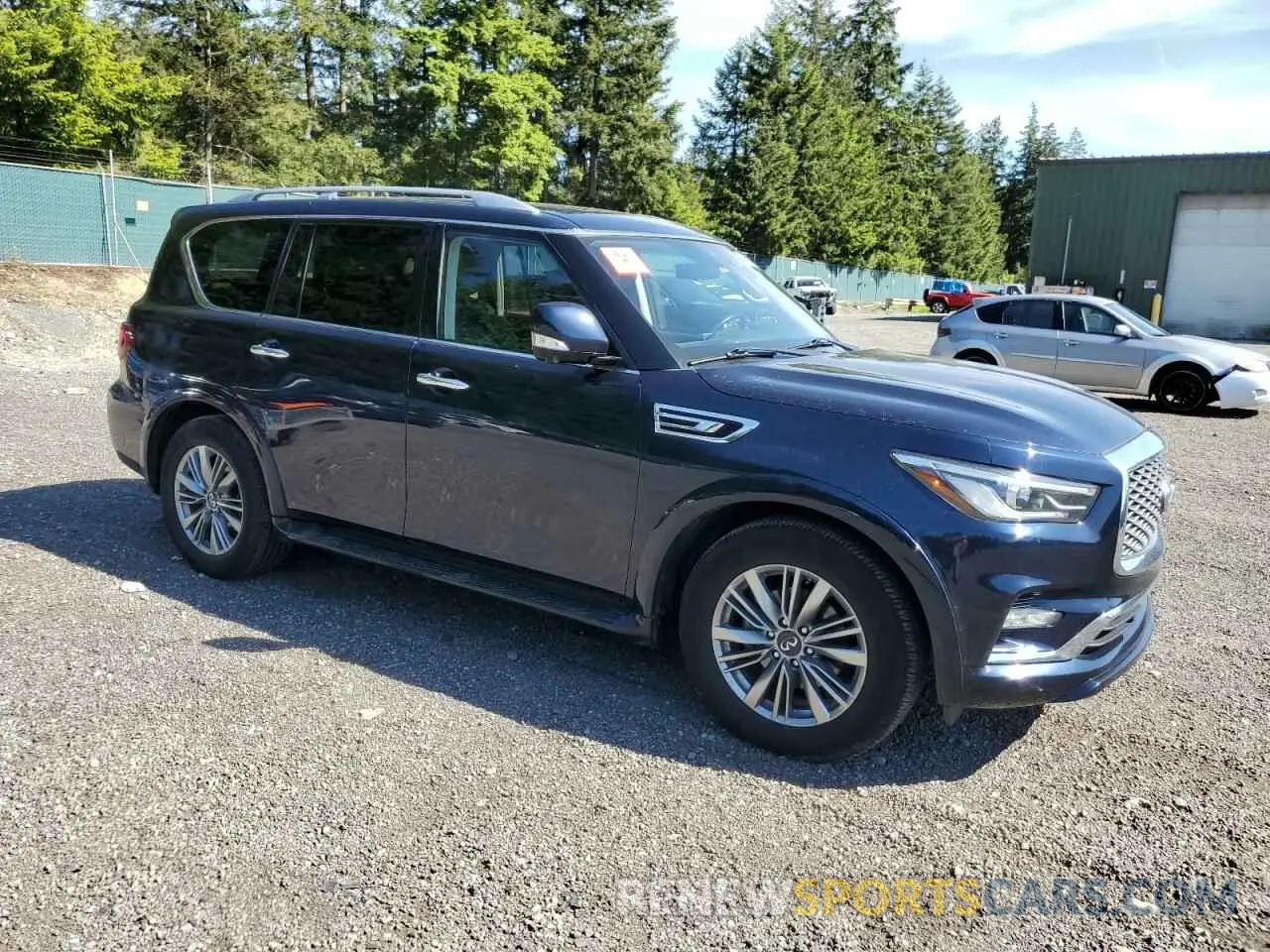 4 fotografías del automóvil dañado JN8AZ2AE5M9270539 INFINITI QX80 2021