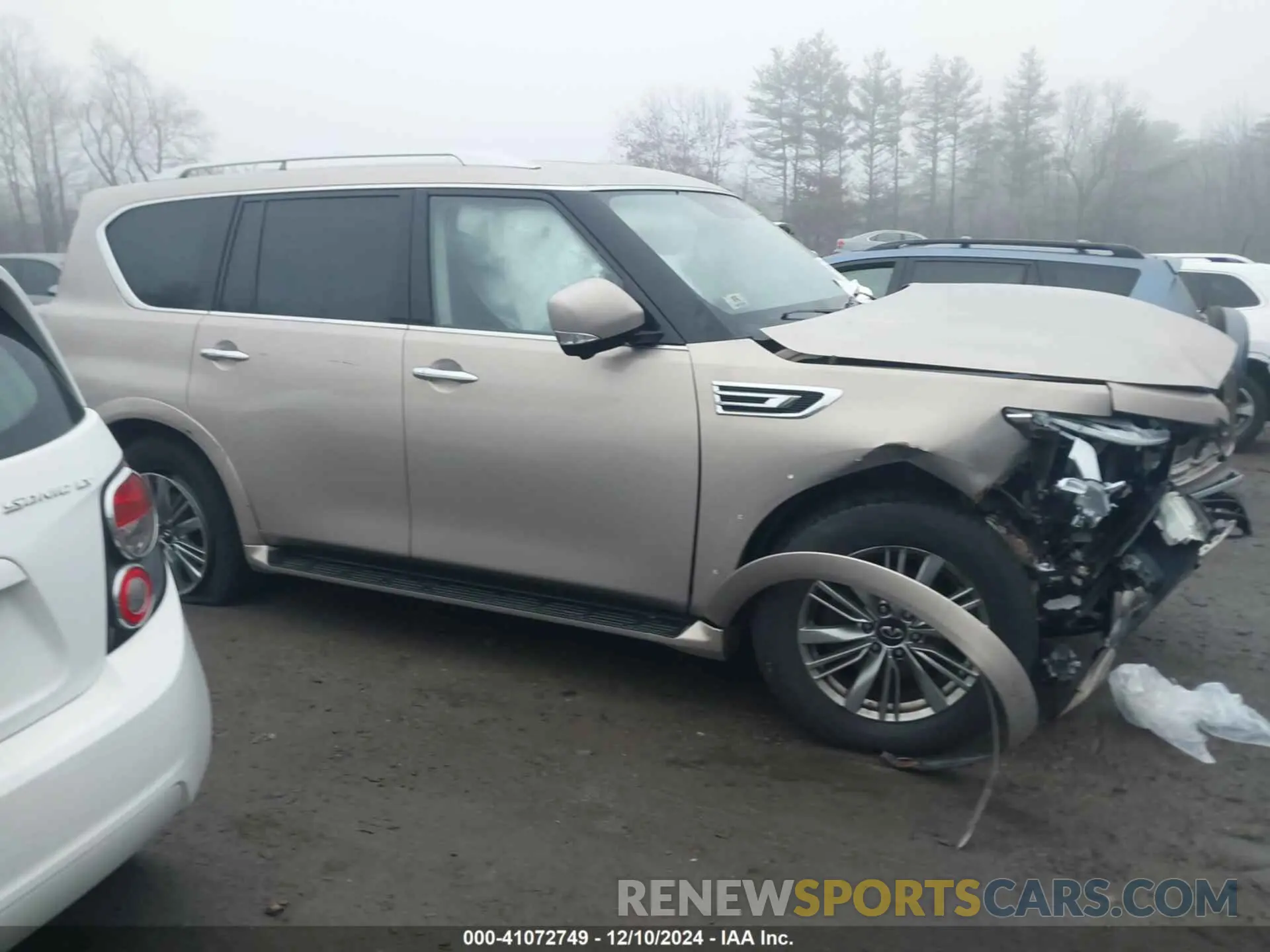 13 fotografías del automóvil dañado JN8AZ2AE7M9269067 INFINITI QX80 2021