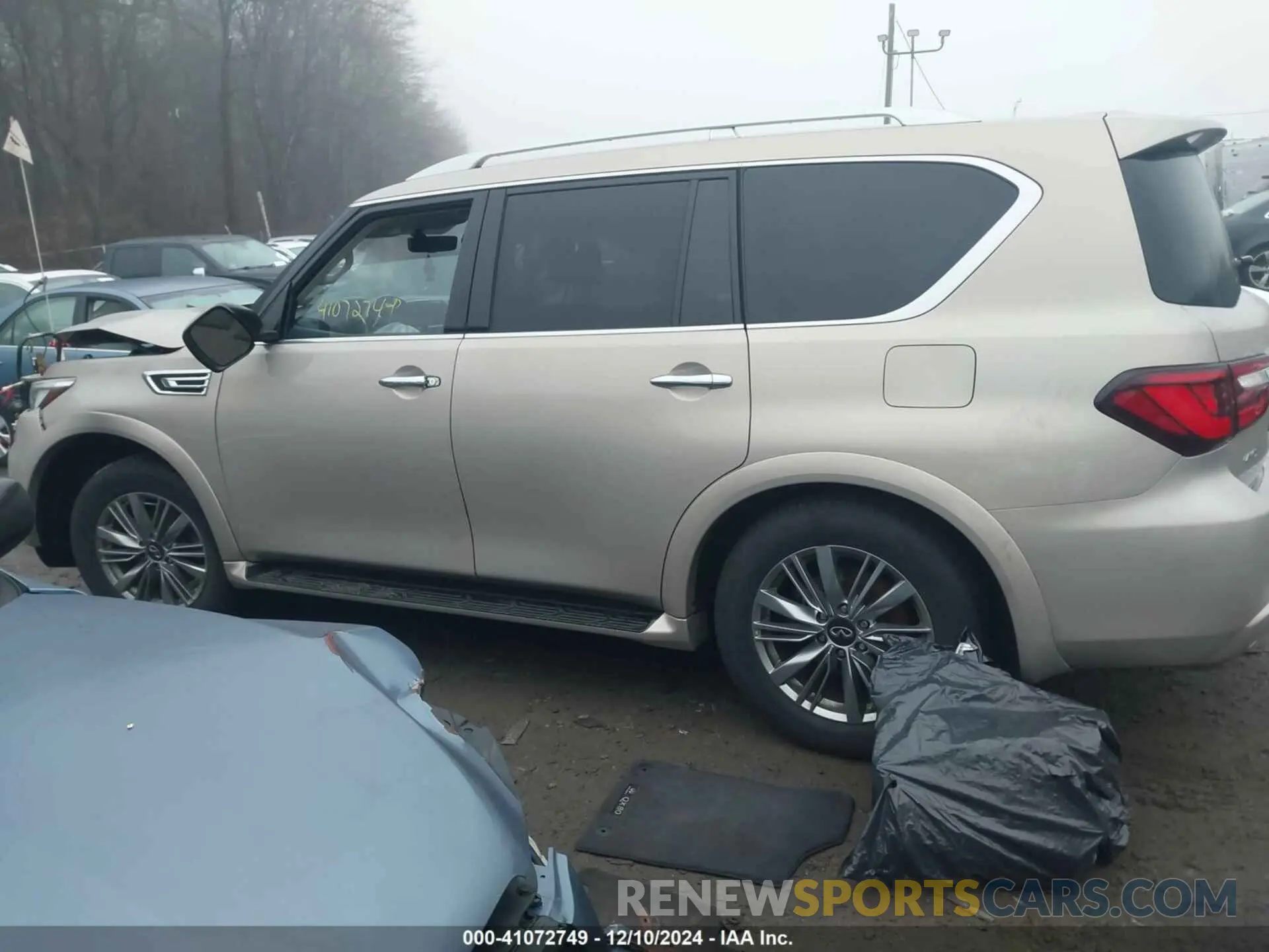 14 fotografías del automóvil dañado JN8AZ2AE7M9269067 INFINITI QX80 2021