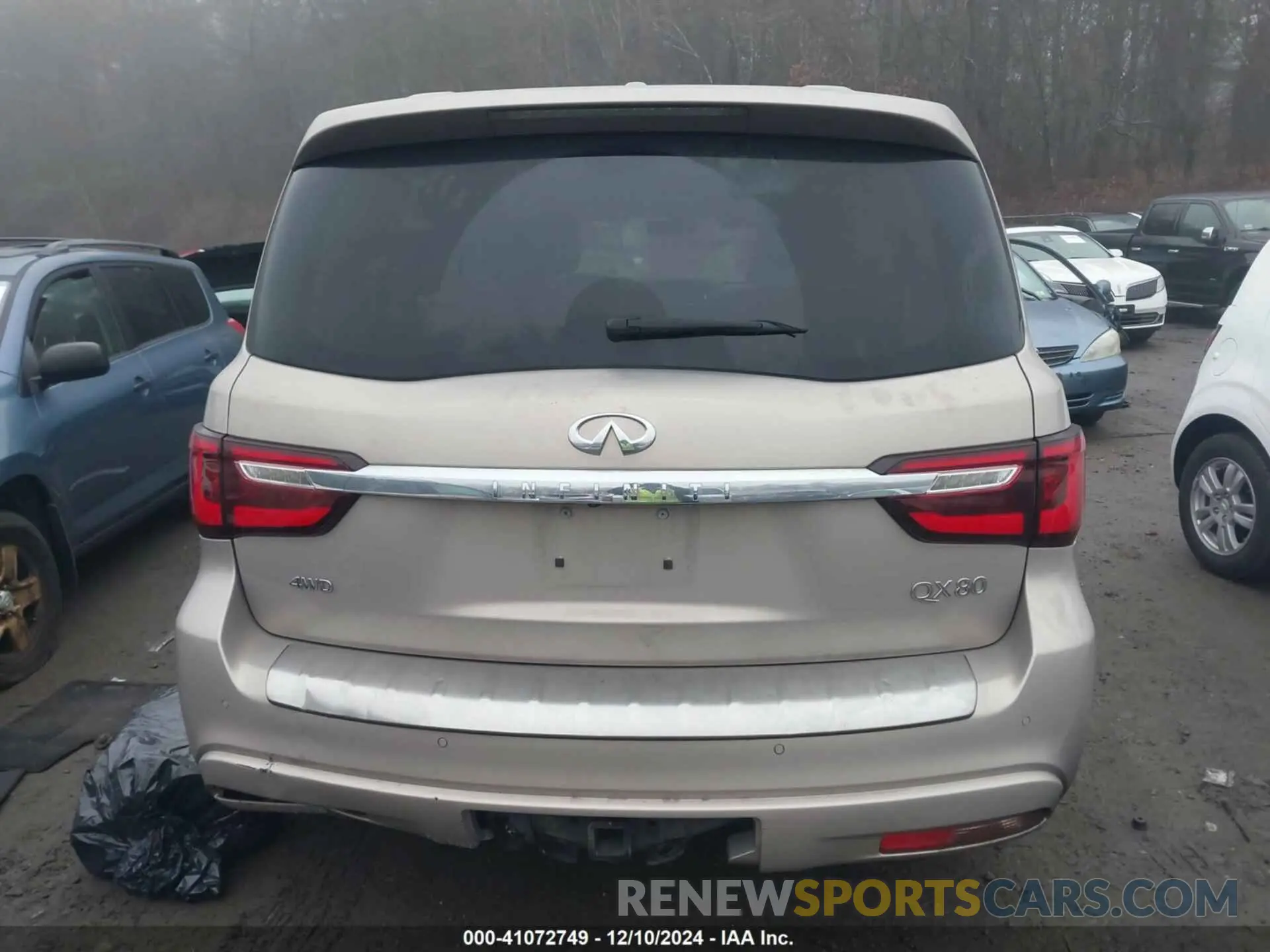 16 fotografías del automóvil dañado JN8AZ2AE7M9269067 INFINITI QX80 2021