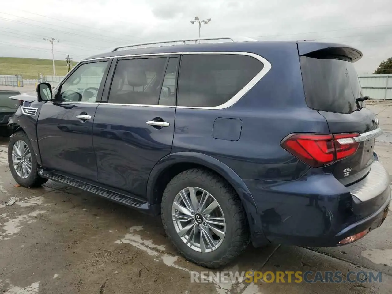 2 fotografías del automóvil dañado JN8AZ2AE8M9269384 INFINITI QX80 2021