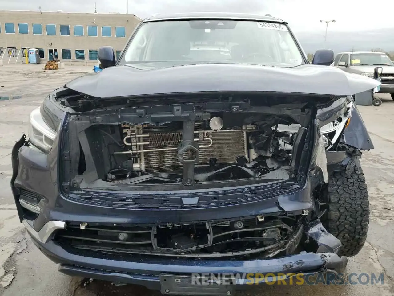 5 fotografías del automóvil dañado JN8AZ2AE8M9269384 INFINITI QX80 2021