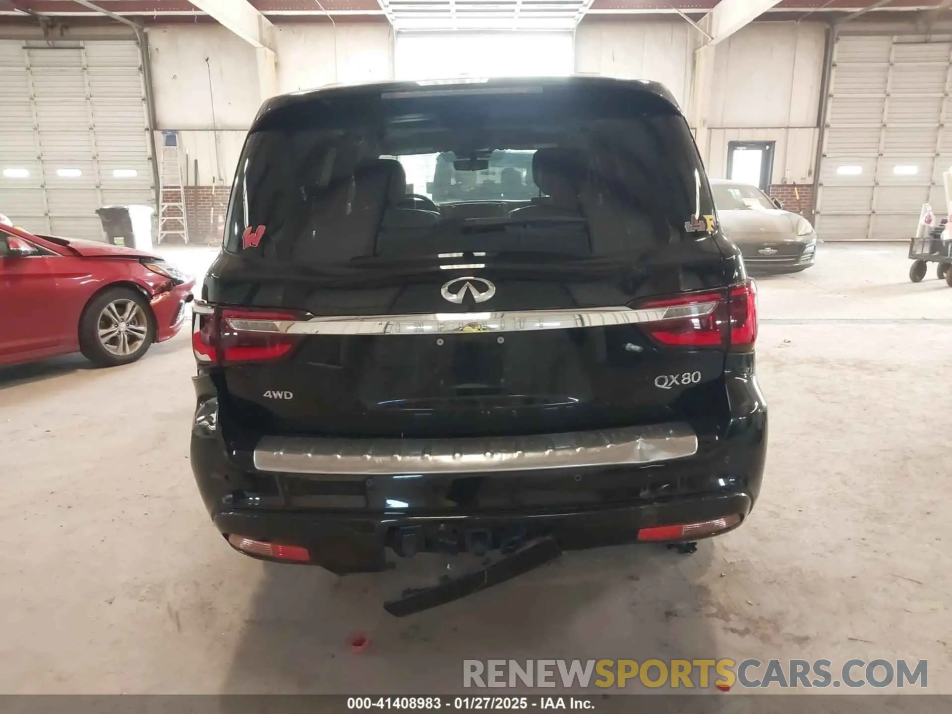 16 fotografías del automóvil dañado JN8AZ2AE8M9272267 INFINITI QX80 2021