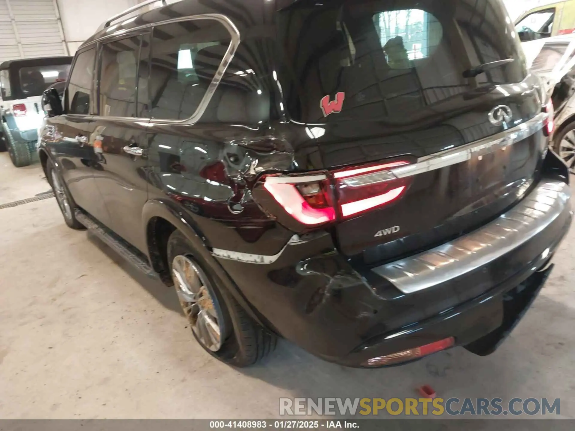 17 fotografías del automóvil dañado JN8AZ2AE8M9272267 INFINITI QX80 2021