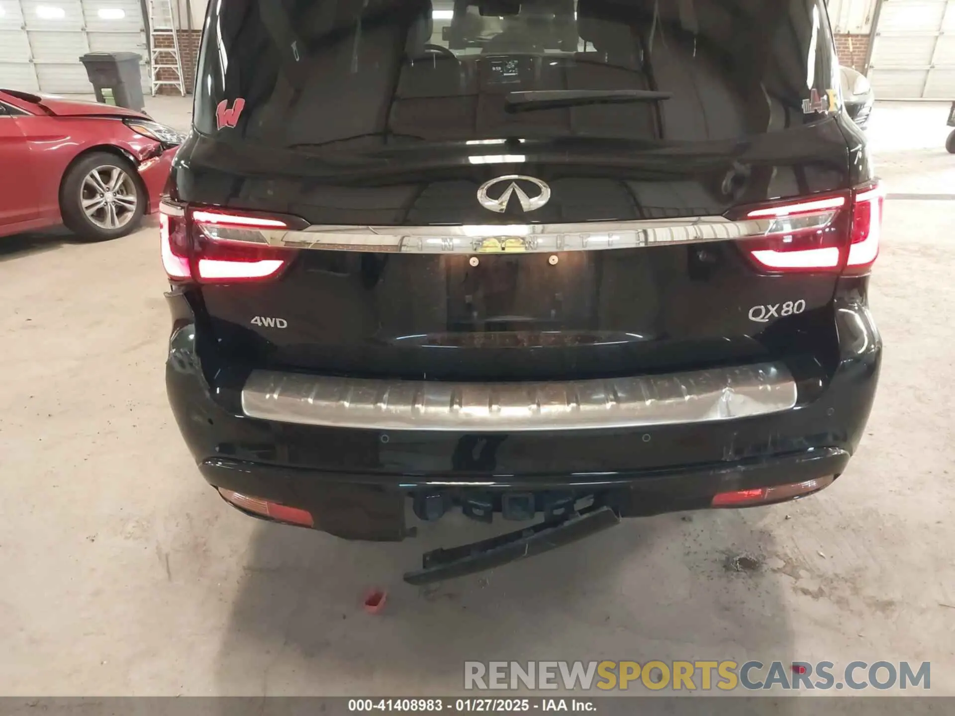 6 fotografías del automóvil dañado JN8AZ2AE8M9272267 INFINITI QX80 2021