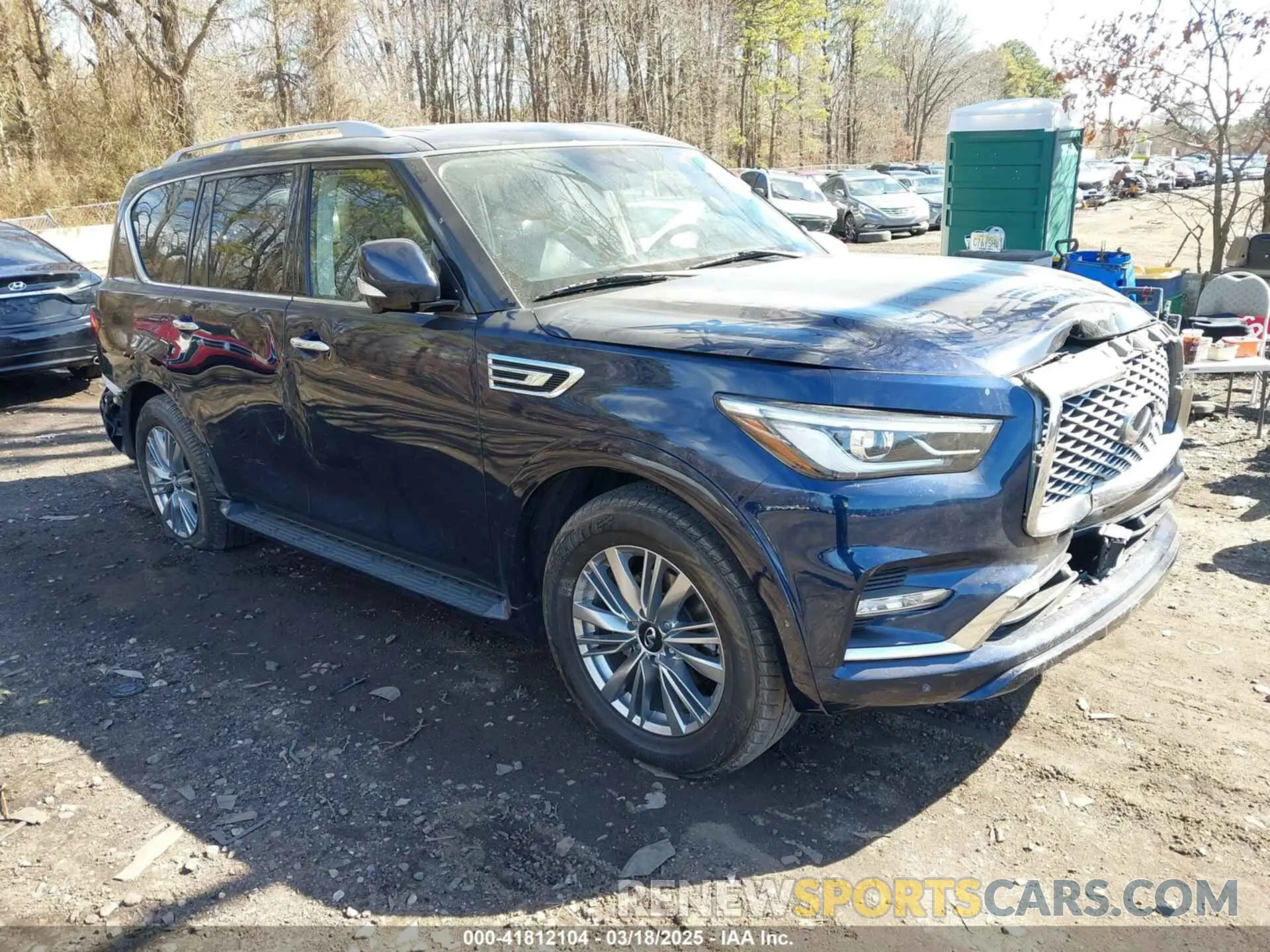 1 fotografías del automóvil dañado JN8AZ2AF2M9718017 INFINITI QX80 2021