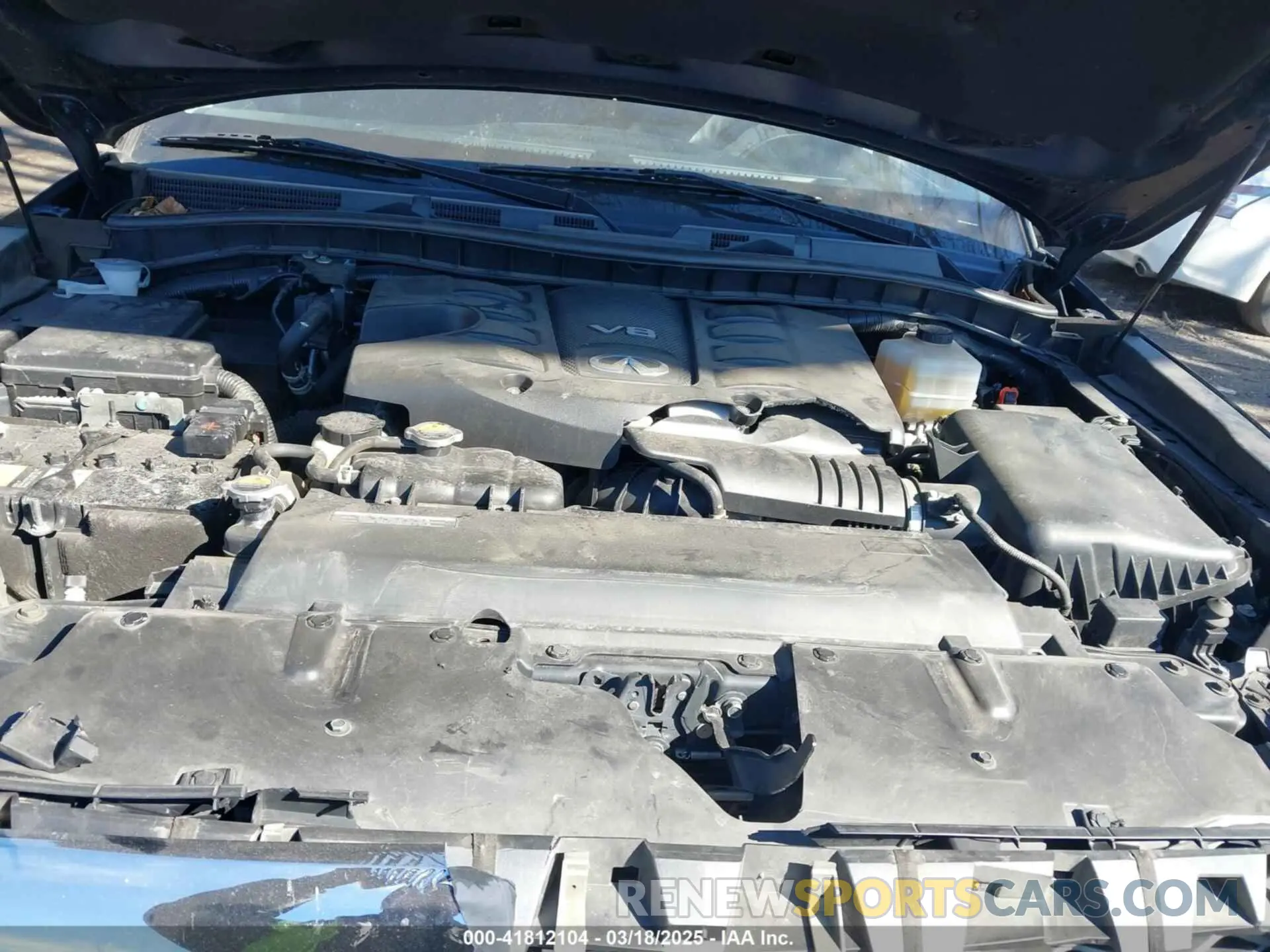 10 fotografías del automóvil dañado JN8AZ2AF2M9718017 INFINITI QX80 2021