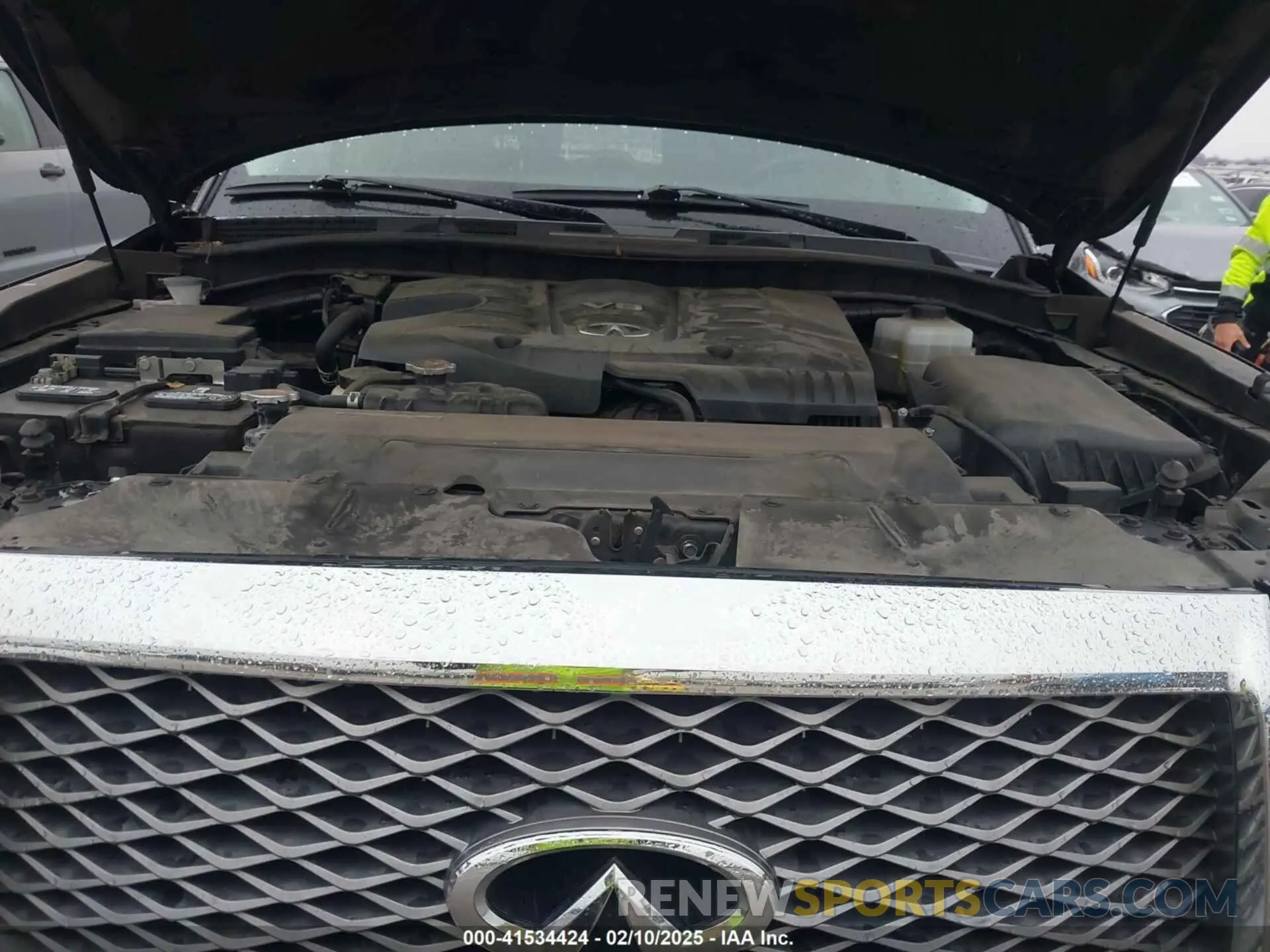 10 fotografías del automóvil dañado JN8AZ2AF3M9719743 INFINITI QX80 2021