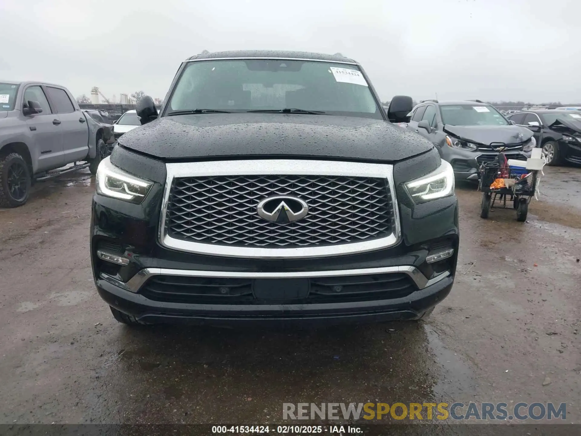 12 fotografías del automóvil dañado JN8AZ2AF3M9719743 INFINITI QX80 2021
