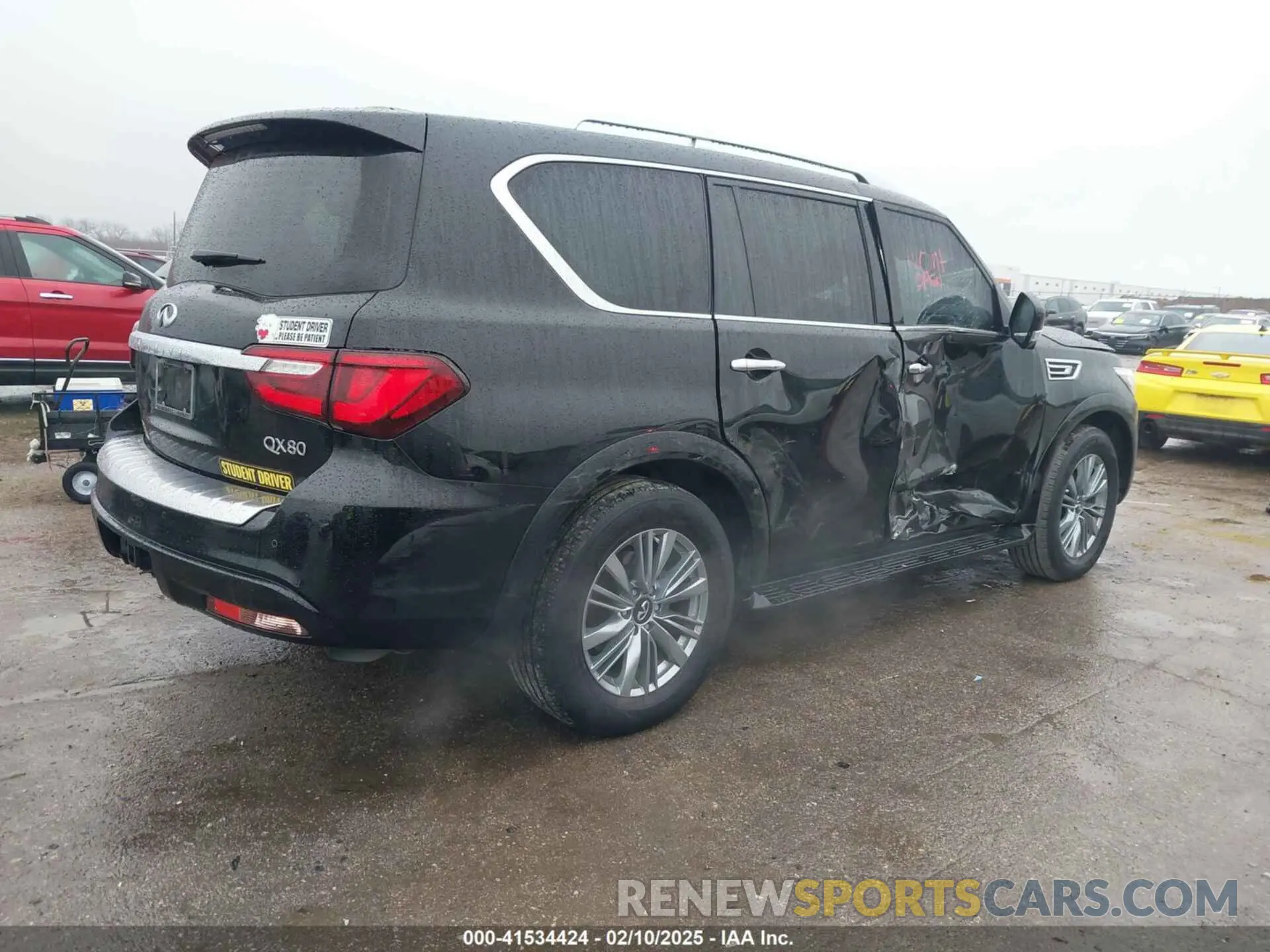 4 fotografías del automóvil dañado JN8AZ2AF3M9719743 INFINITI QX80 2021