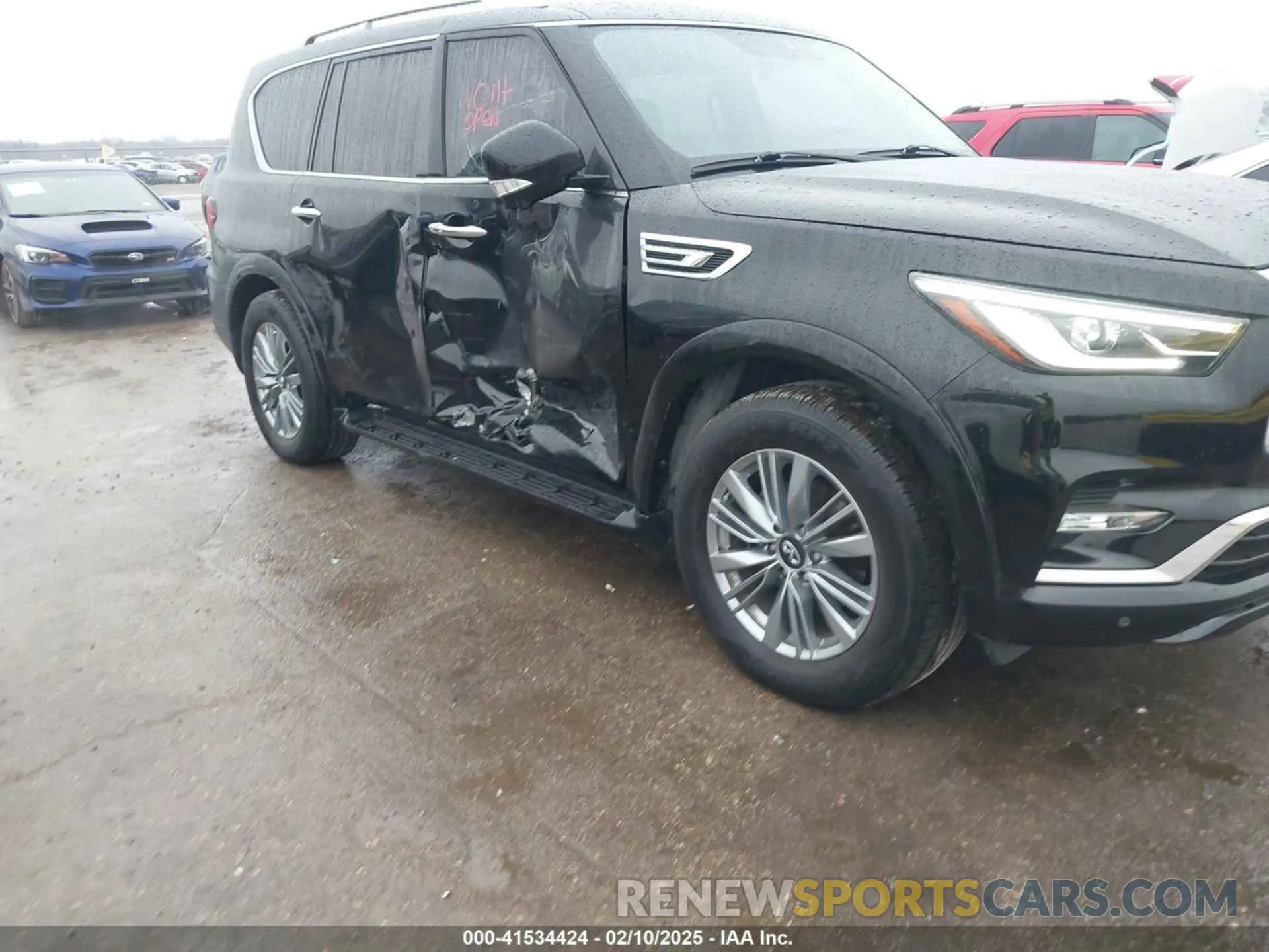 6 fotografías del automóvil dañado JN8AZ2AF3M9719743 INFINITI QX80 2021