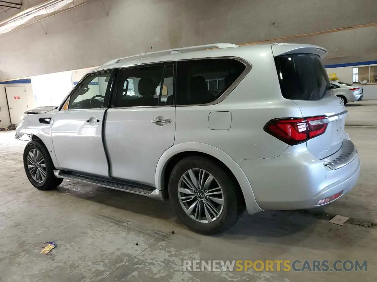 2 fotografías del automóvil dañado JN8AZ2AF4M9717466 INFINITI QX80 2021