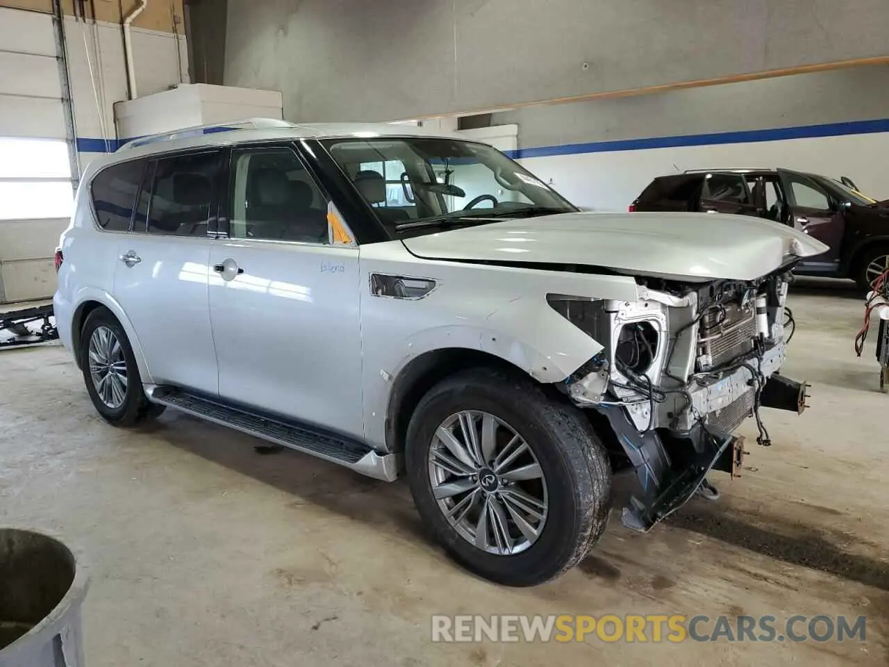 4 fotografías del automóvil dañado JN8AZ2AF4M9717466 INFINITI QX80 2021