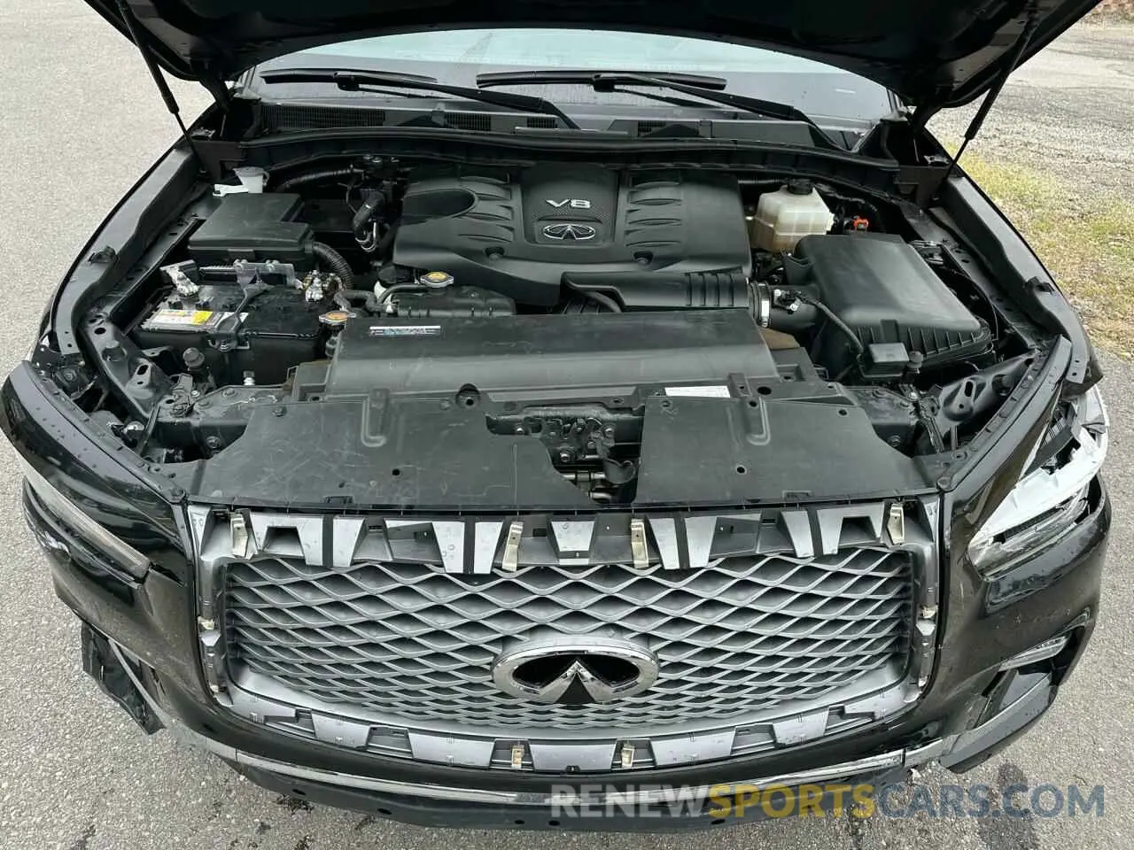 5 fotografías del automóvil dañado JN8AZ2AF6M9718439 INFINITI QX80 2021