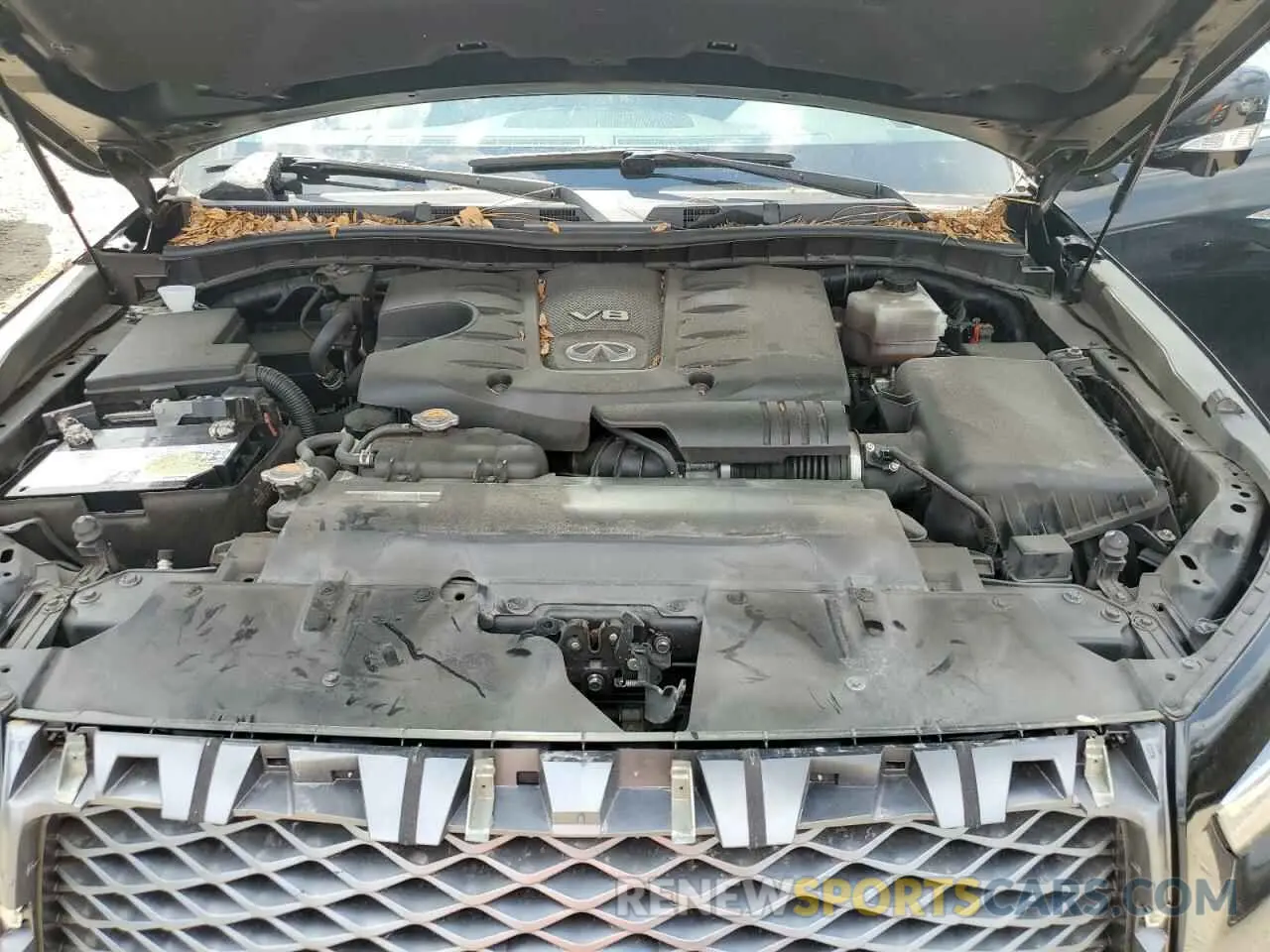 12 fotografías del automóvil dañado JN8AZ2AF6M9719588 INFINITI QX80 2021