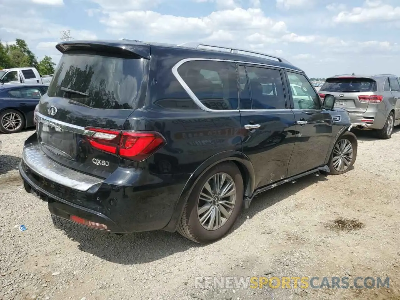 3 fotografías del automóvil dañado JN8AZ2AF6M9719588 INFINITI QX80 2021
