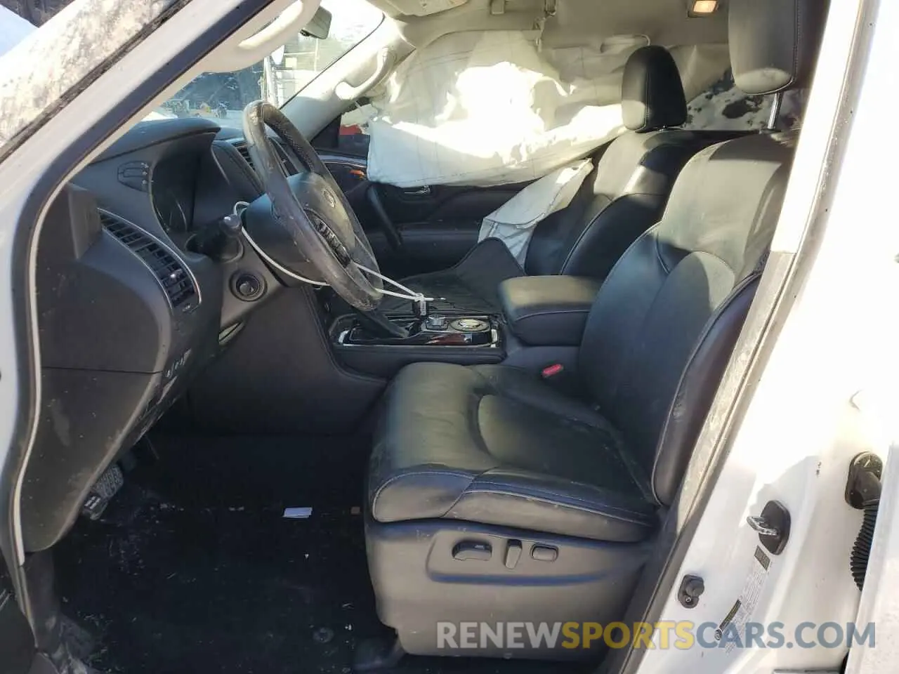 7 fotografías del automóvil dañado JN8AZ2AF8M9718510 INFINITI QX80 2021