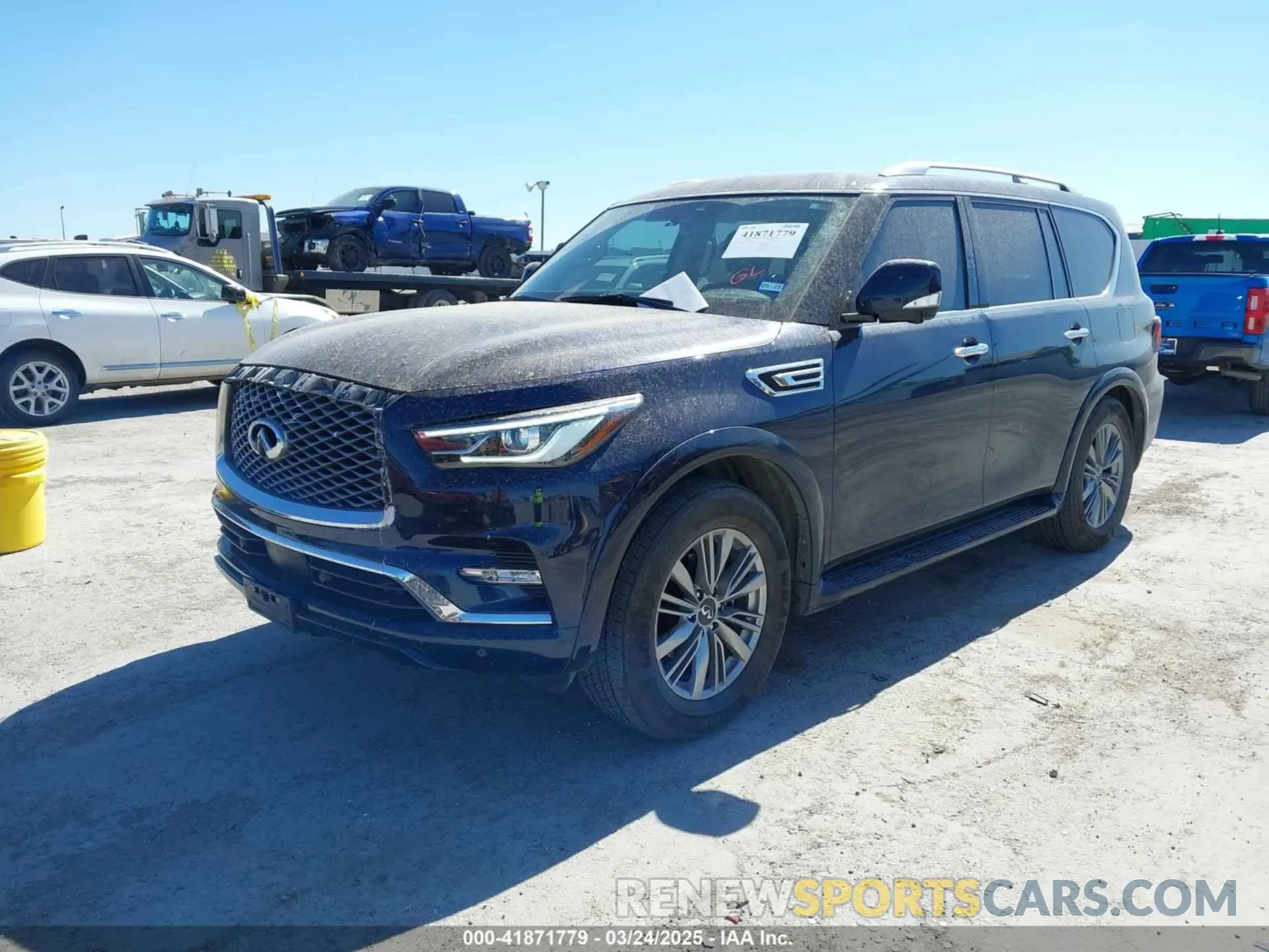 2 fotografías del automóvil dañado JN8AZ2AF9M9720945 INFINITI QX80 2021