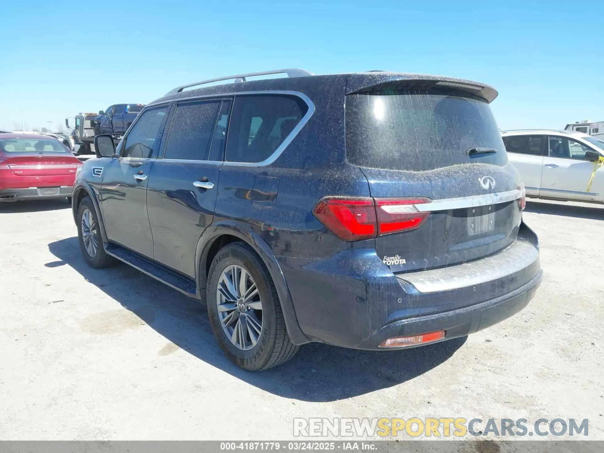 3 fotografías del automóvil dañado JN8AZ2AF9M9720945 INFINITI QX80 2021