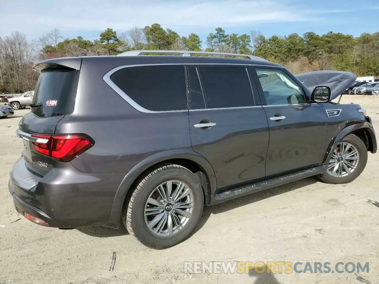 3 fotografías del automóvil dañado JN8AZ2AC0N9485245 INFINITI QX80 2022