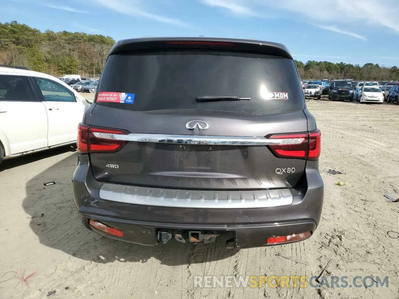 6 fotografías del automóvil dañado JN8AZ2AC0N9485245 INFINITI QX80 2022