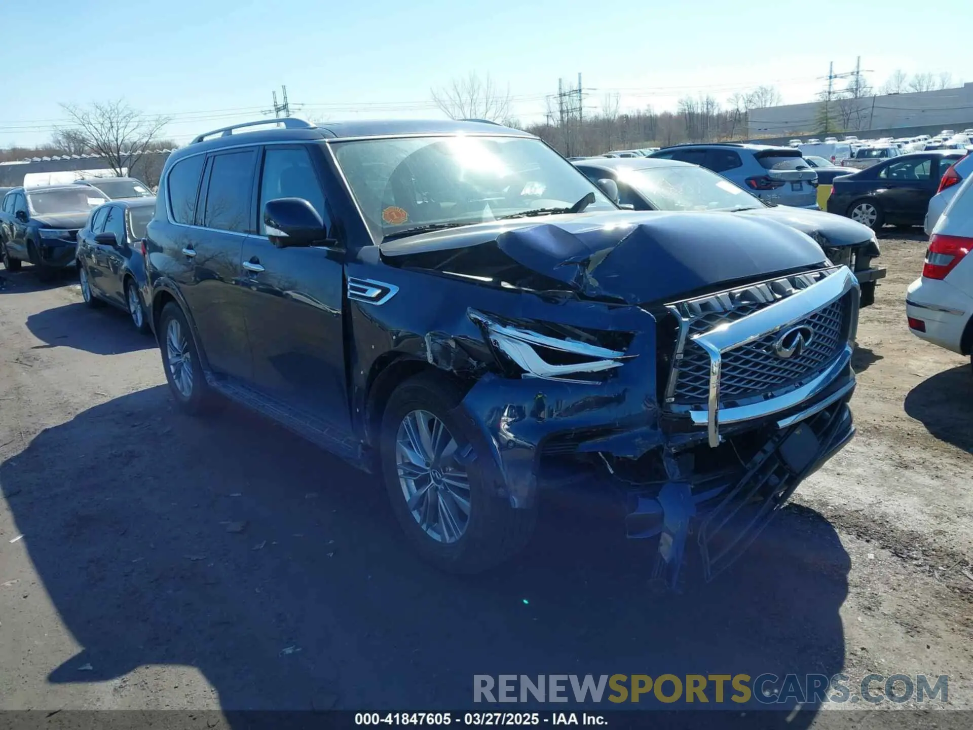 1 fotografías del automóvil dañado JN8AZ2AE0N9291803 INFINITI QX80 2022