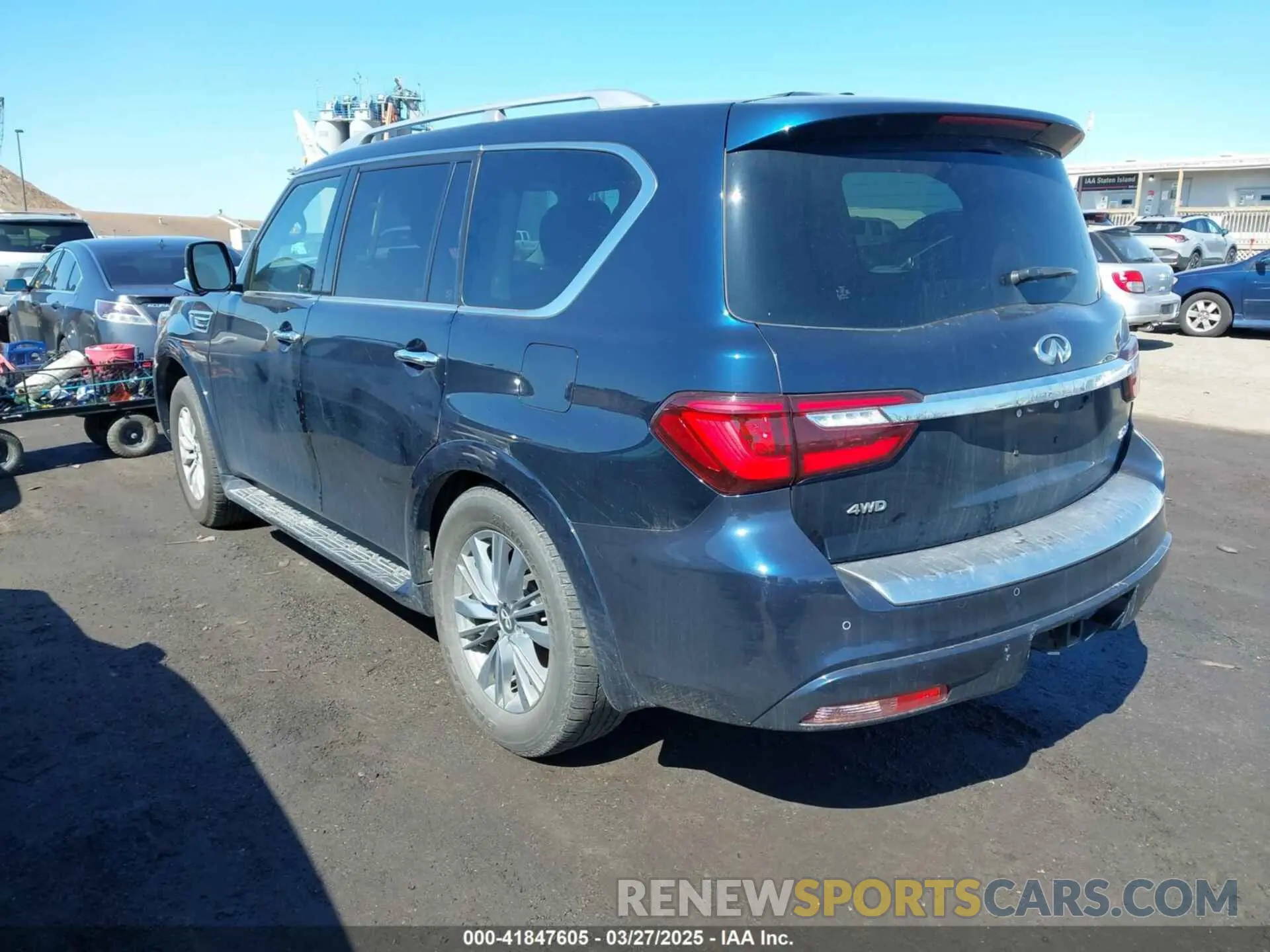 3 fotografías del automóvil dañado JN8AZ2AE0N9291803 INFINITI QX80 2022