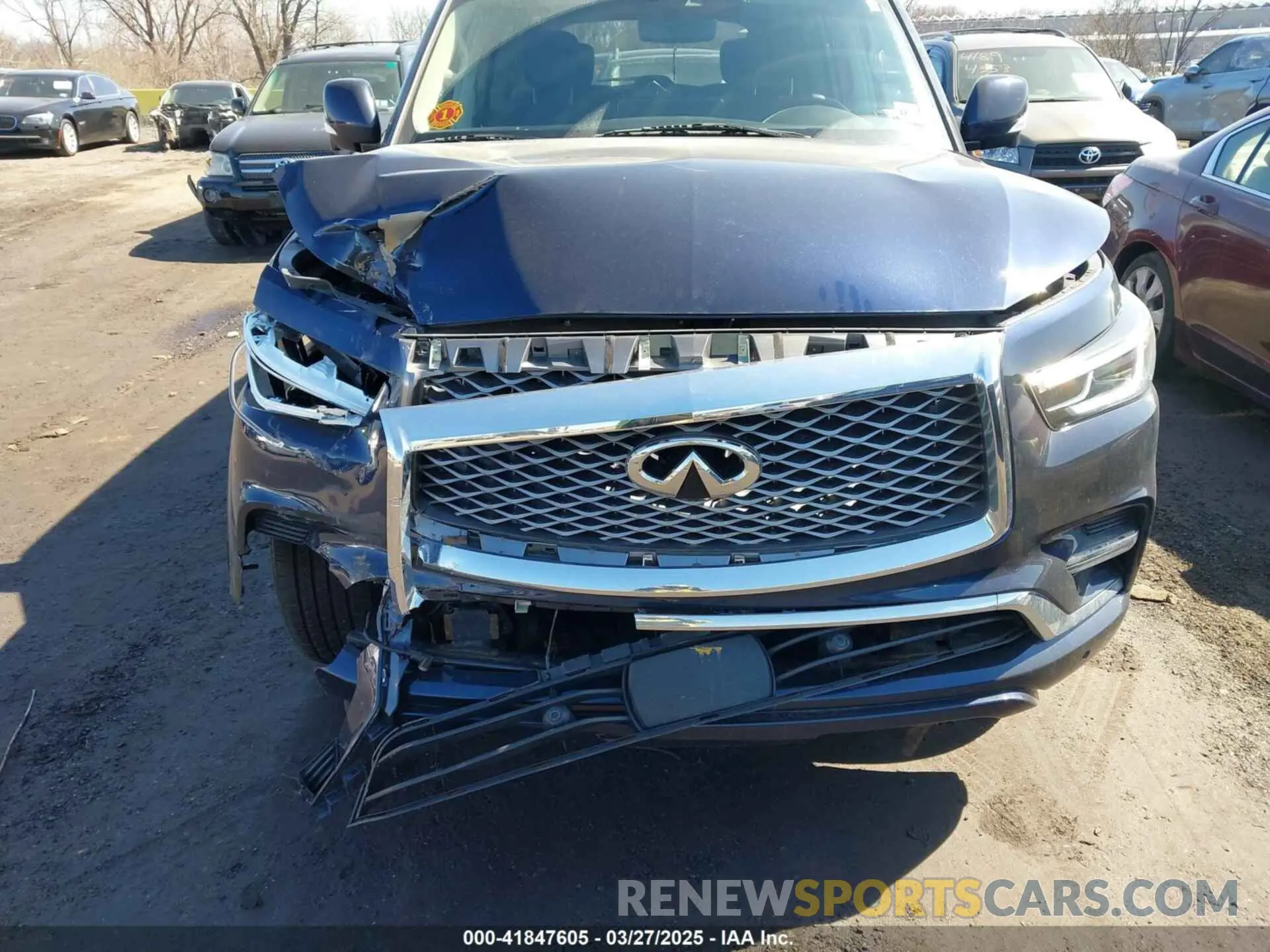 6 fotografías del automóvil dañado JN8AZ2AE0N9291803 INFINITI QX80 2022