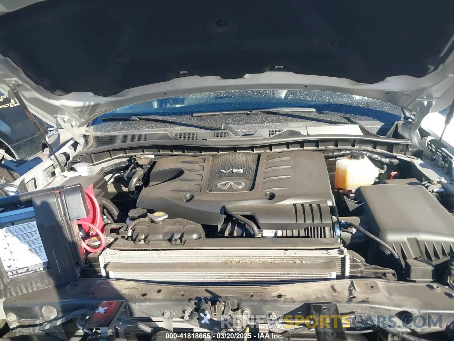 10 fotografías del automóvil dañado JN8AZ2AF3N9741372 INFINITI QX80 2022