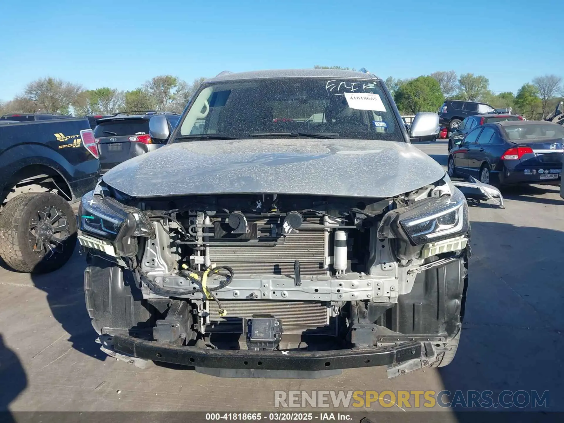 13 fotografías del automóvil dañado JN8AZ2AF3N9741372 INFINITI QX80 2022