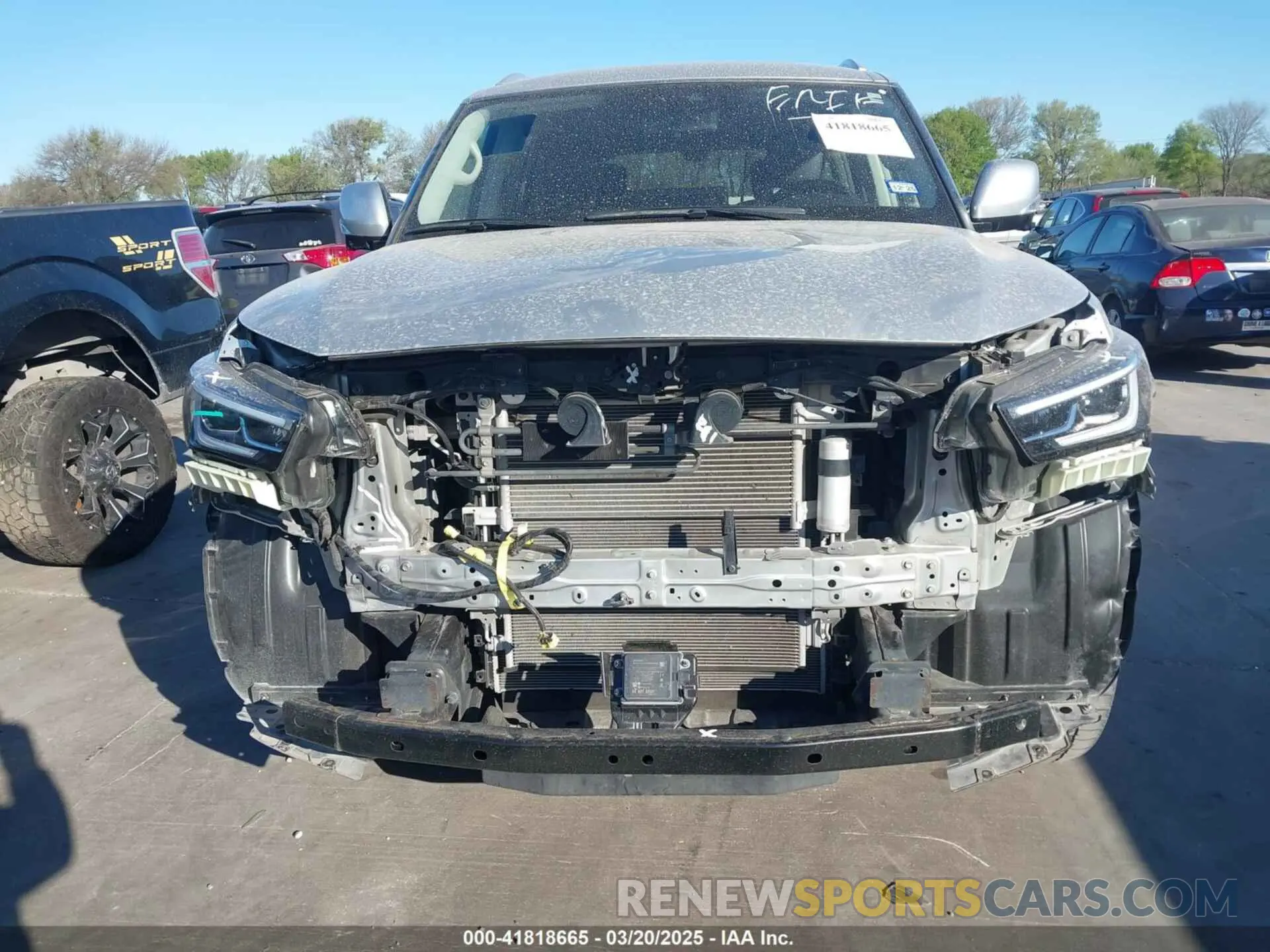 6 fotografías del automóvil dañado JN8AZ2AF3N9741372 INFINITI QX80 2022