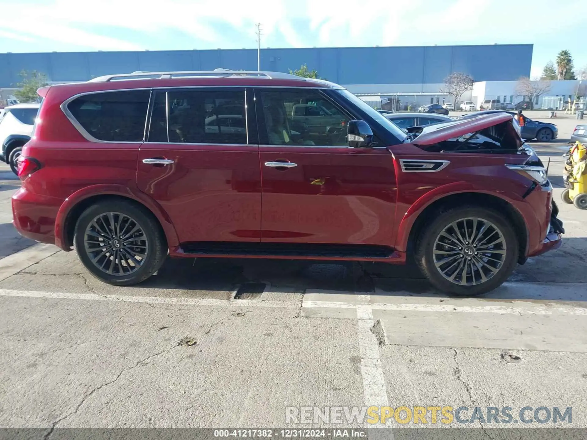 13 fotografías del automóvil dañado JN8AZ2AFXN9740865 INFINITI QX80 2022