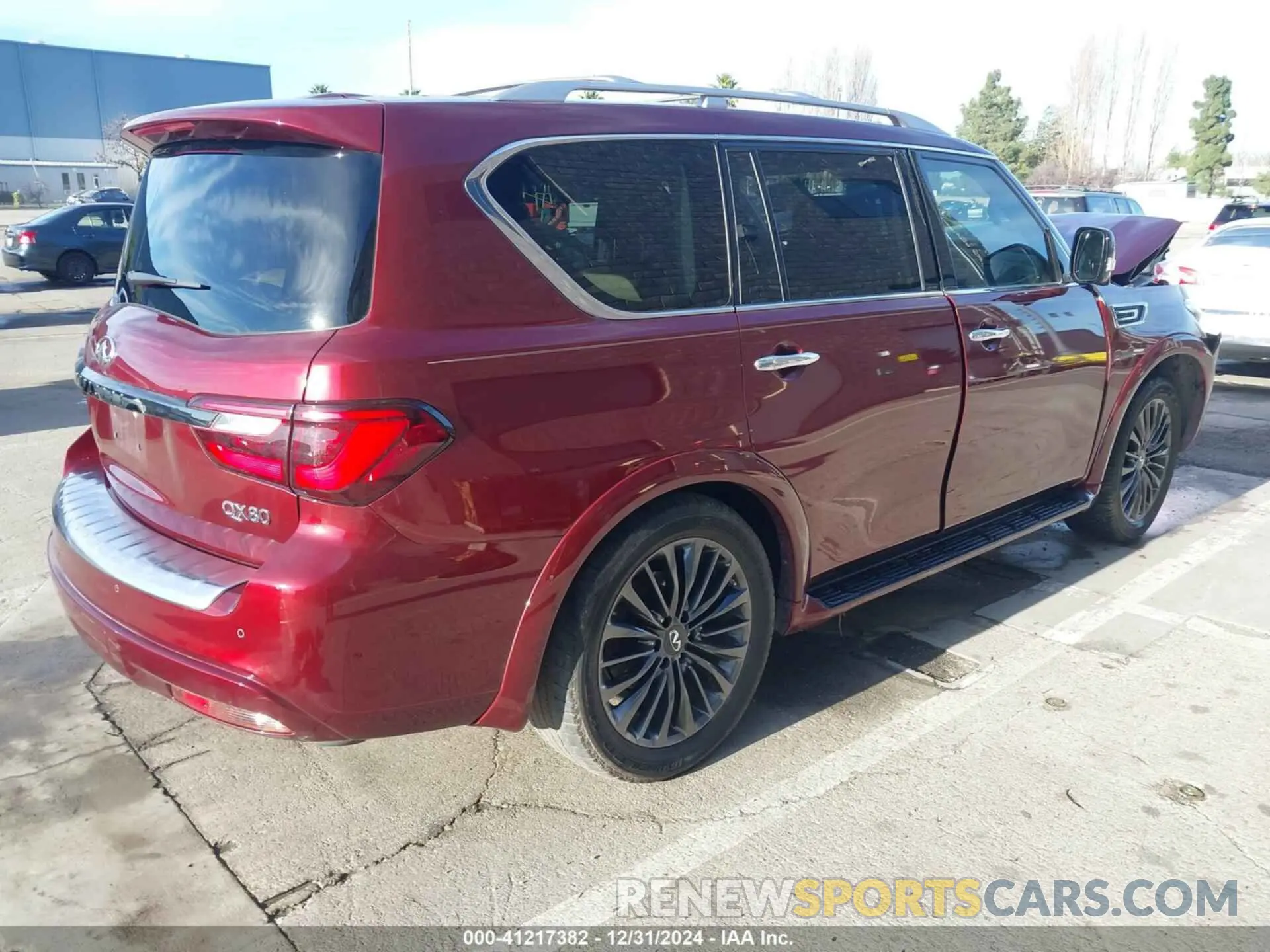 4 fotografías del automóvil dañado JN8AZ2AFXN9740865 INFINITI QX80 2022
