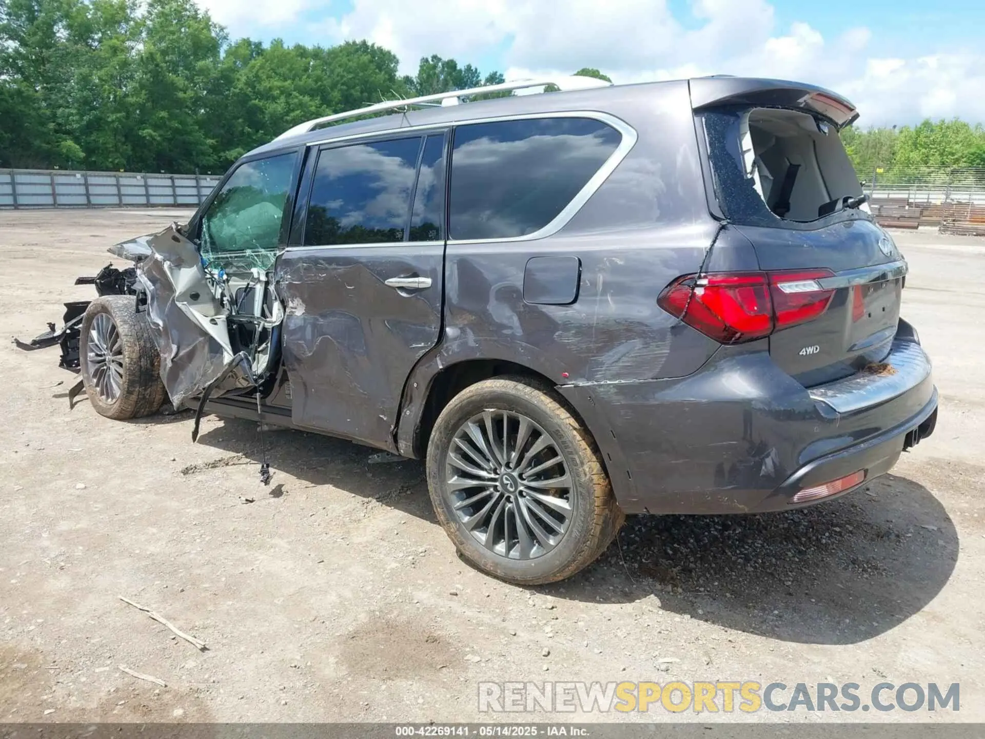 3 fotografías del automóvil dañado JN8AZ2AE2P9304263 INFINITI QX80 2023