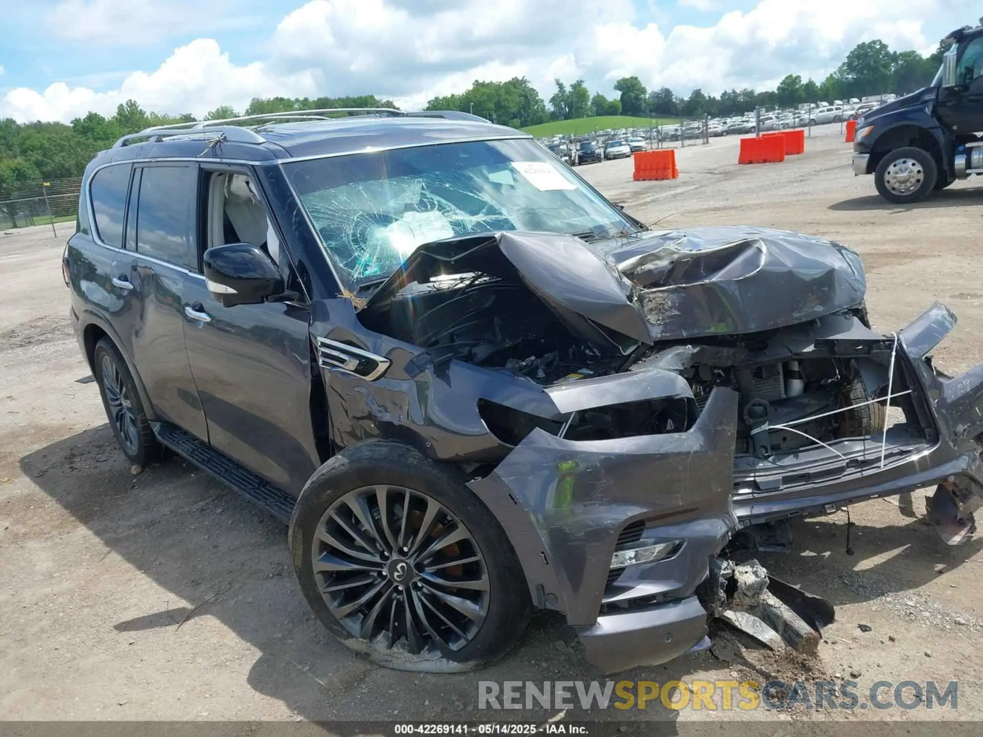 6 fotografías del automóvil dañado JN8AZ2AE2P9304263 INFINITI QX80 2023