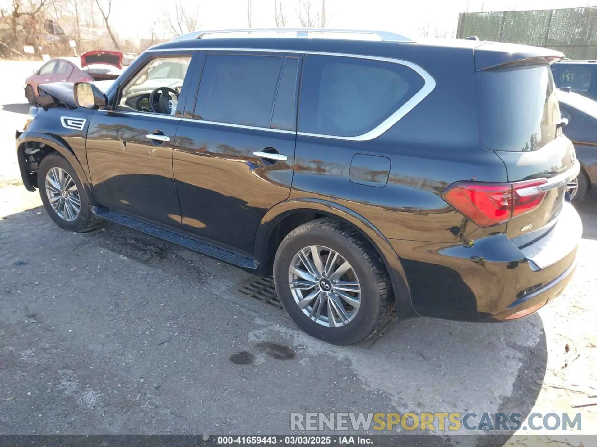 3 fotografías del automóvil dañado JN8AZ2AE3P9303090 INFINITI QX80 2023
