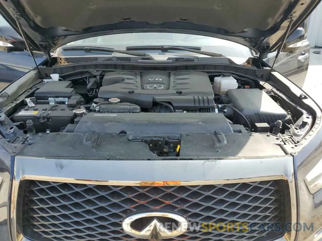 14 fotografías del automóvil dañado JN8AZ2AE8P9305000 INFINITI QX80 2023