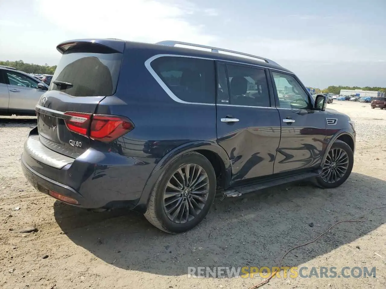 3 fotografías del automóvil dañado JN8AZ2AE8P9305000 INFINITI QX80 2023
