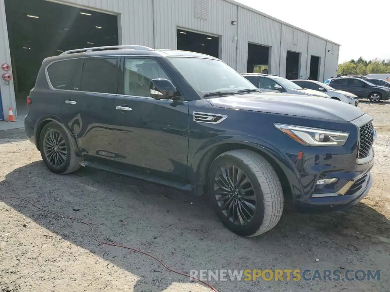 4 fotografías del automóvil dañado JN8AZ2AE8P9305000 INFINITI QX80 2023