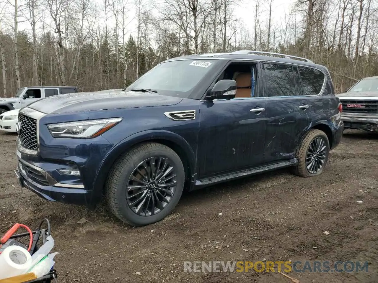 1 fotografías del automóvil dañado JN8AZ2ACXR9500890 INFINITI QX80 2024