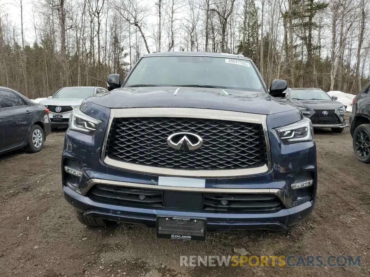5 fotografías del automóvil dañado JN8AZ2ACXR9500890 INFINITI QX80 2024