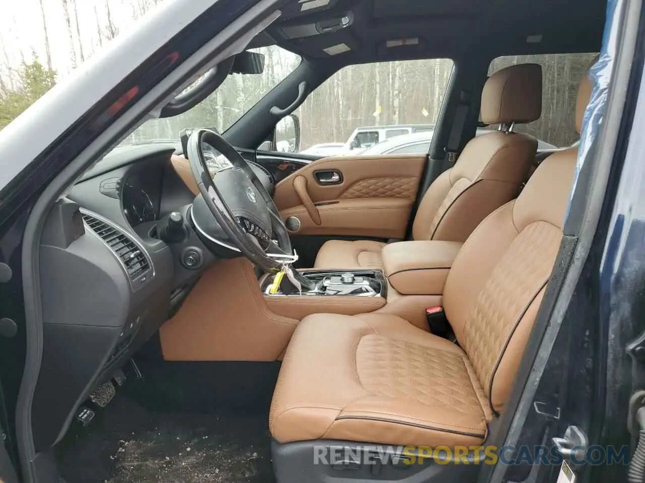 7 fotografías del automóvil dañado JN8AZ2ACXR9500890 INFINITI QX80 2024