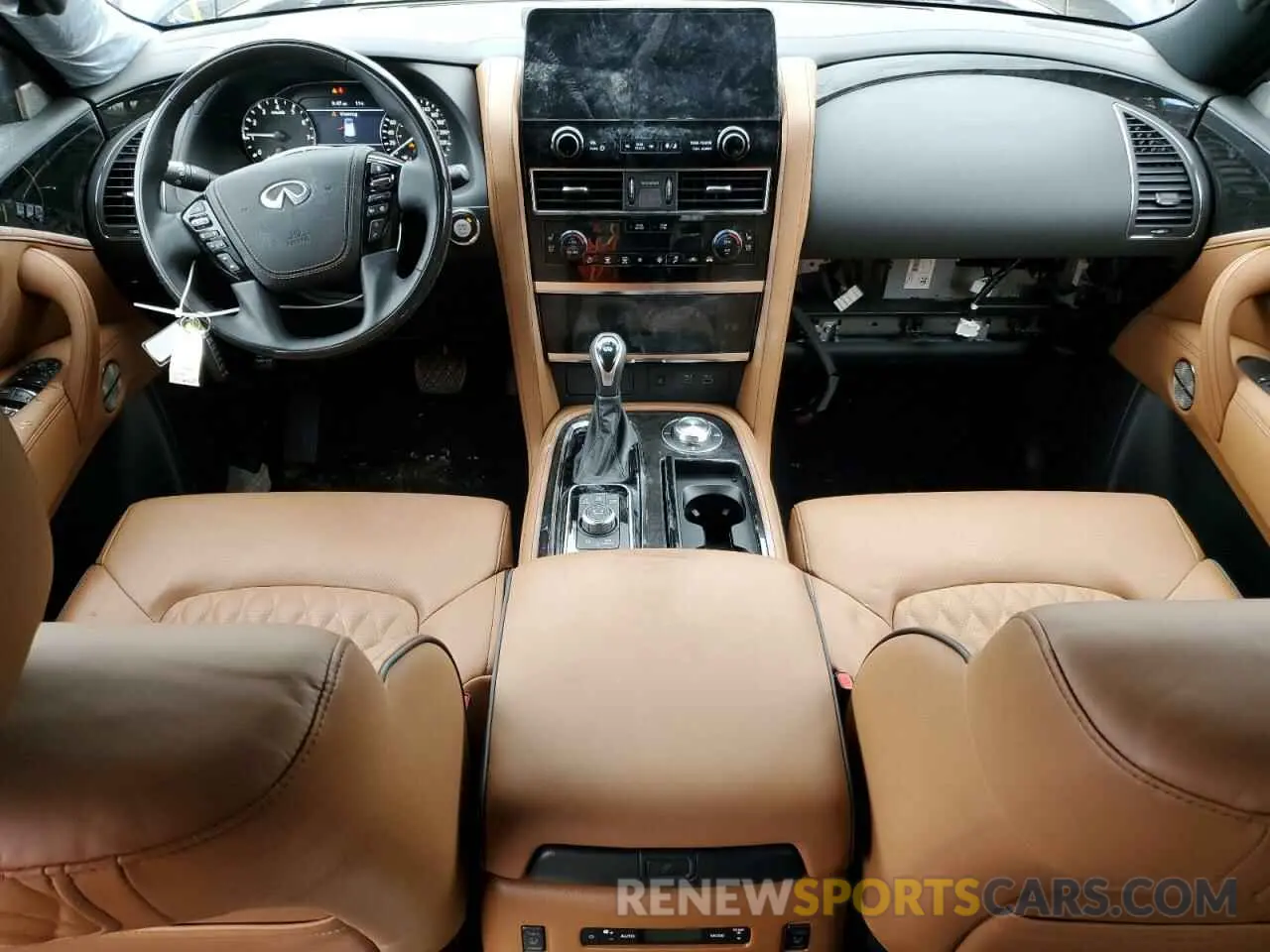 8 fotografías del automóvil dañado JN8AZ2ACXR9500890 INFINITI QX80 2024