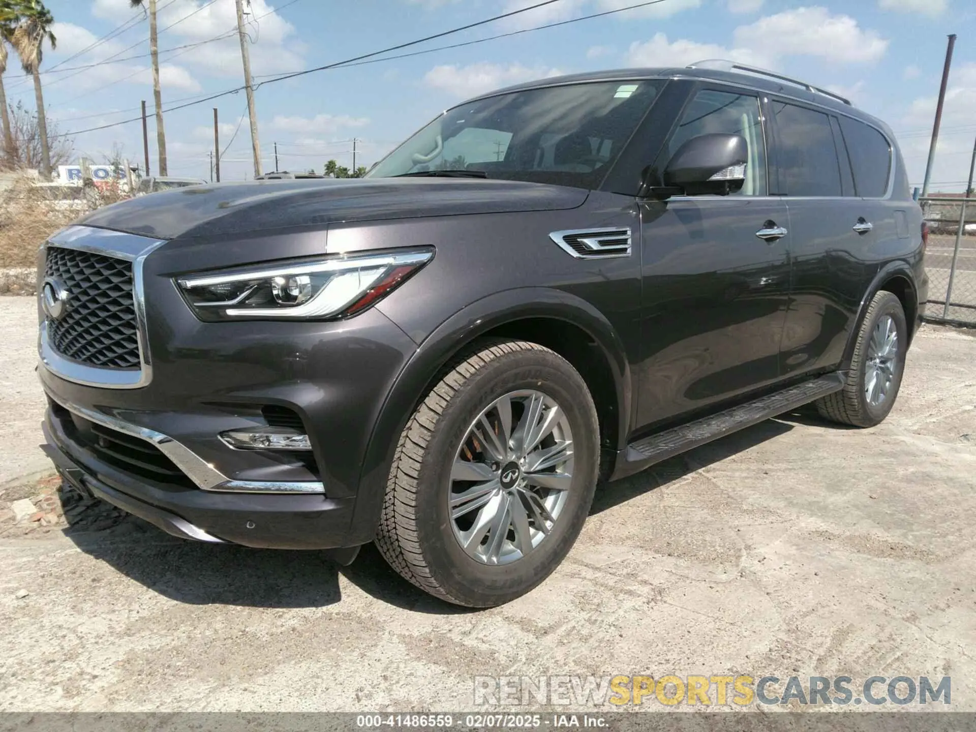 2 fotografías del automóvil dañado JN8AZ2AD8R9880028 INFINITI QX80 2024