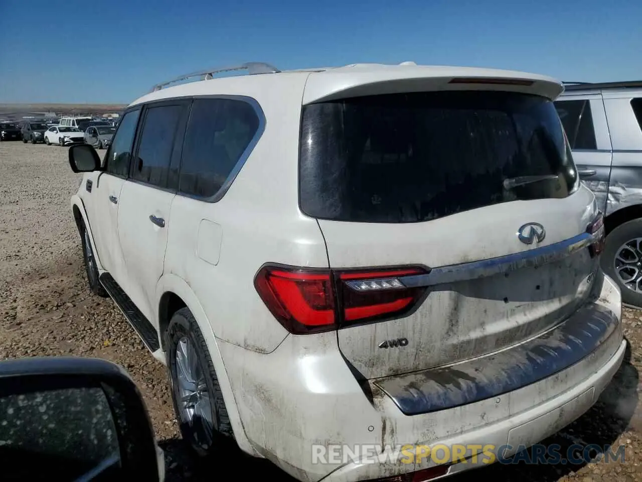 2 fotografías del automóvil dañado JN8AZ2AE1R9329139 INFINITI QX80 2024